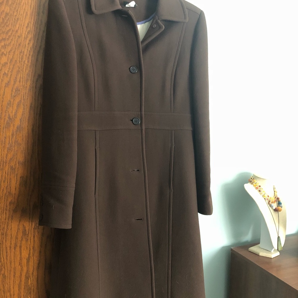 Chocolate Brown J Crew coat